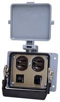 WAGO 8000-0100/1000-0359 METAL ENCLOSURE, 2PORT, CAT 5E ENET