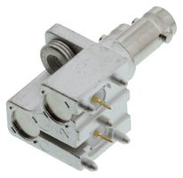 AMPHENOL RF 034-1135-12G. HD-BNC DUAL PORT, RIGHT ANGLE PCB JACK, STAGGERED MOUNT, 12G OPTIMIZED, BULKHEAD, 75 OHM