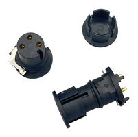 NORCOMP 862-003-213R001 SENSOR CONN, M12, 3POS, RCPT, PCB