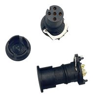 NORCOMP 862-005-213R001 SENSOR CONN, M12, 5POS, RCPT, PCB