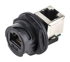 AMPHENOL LTW RDP-5SPFFV-TCU7001. IN-LINE ADAPTOR, RJ45 JACK, 8P8C, CAT5E