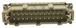 HARTING 09330242611 RECTANGULAR HAN INSERT, PLUG 48WAY SCREW