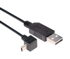L-COM CAA-90UMB5-1M CBL ASSY, A PLUG-MINI R/A B PLUG, 3.3