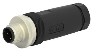 TE CONNECTIVITY T4111502041-000. SENSOR CONN, PLUG, 4POS, M12, CABLE