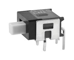 NKK SWITCHES AS11CH SLIDE SWITCH, SPST, 0.4VA, 28V, PCB