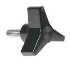 DAVIES MOLDING 3040CG KNOB, FINGER GRIP, THREADED, 50.8MM