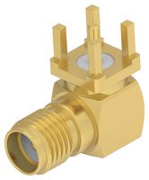 TE CONNECTIVITY 2484782-1 RF COAX CONN, SMA R/A JACK, 50 OHM, PCB