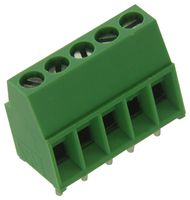 BUCHANAN - TE CONNECTIVITY 282834-5. TERMINAL BLOCK, PCB, 5POS, 30-16AWG