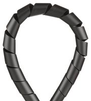 PANDUIT T50P-C0 SPIRAL WRAP, 0.5" X 100FT, BLK, POLYP