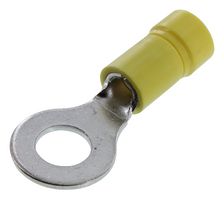 PANDUIT PV10-14R-D TERMINAL, RING TONGUE, M6, 10AWG, YEL