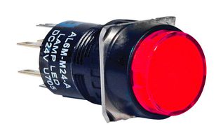 IDEC AL6M-M13P-R PB SW, SPDT, 1A, 120V, SOLDER/QC, RED