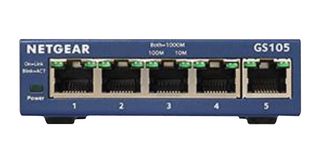 NETGEAR GS105NA. ENET SW, UNMANAGED GBIT, RJ45X5
