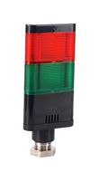 MALLORY SONALERT JTC028-RG-CDL STACK LIGHT, GREEN/RED, 85DBA, 24V