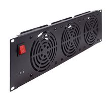 L-COM LC-3FRM3U-110V 3U RACK MOUNT COOLING UNIT WITH 3 UL LISTED FANS, 110V, WITH NEMA 5-15P US PLUG, CORD LENGTH 2M 16AM9989