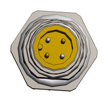 NORCOMP MPM12A04I12AR02. SENSOR CORD, 4P M12 PLUG-FREE END, 12"