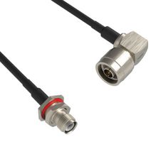 AMPHENOL RF 095-909-189M100 RF CABLE, RA N PLUG-RP-TNC JACK, 3.3FT