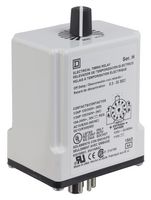 SQUARE D BY SCHNEIDER ELECTRIC 9050JCK24V20 TIME DELAY RELAY, DPDT, 1.2S-102S/120VAC