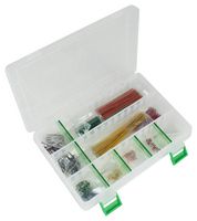 GLOBAL SPECIALTIES WK-1 JUMPER ASSORTMENT KIT, 350 PIECES, 22 AW