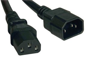 EATON TRIPP LITE P004-004-13A POWER CORD, IEC C14/IEC C13, 4FT, 13A