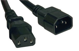 EATON TRIPP LITE P004-015 POWER CORD, IEC C14/IEC C13, 15FT, 10A