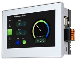 IDEC HG1J-4FT22TG-S 4.3" TFT LCD TOUCH SCREEN MONITOR/SILVER