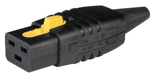 IEC Connector C19, 4799 Series - Rewireable, Straight