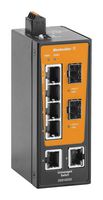 WEIDMULLER 2908160000. ENET SW, RJ45X6, SFPX2, 10MBPS/100MBPS