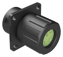 AMPHENOL SINE/TUCHEL RTS012N4SHEC03R CIRCULAR CONNECTOR, RCPT, 4POS, CRIMP