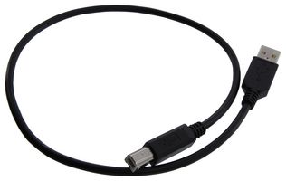 L-COM CAUBLKAB-05M. USB CABLE, TYPE A MALE / TYPE B MALE, 0.