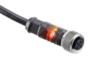 AMPHENOL LTW LM12A-05BFFM-SL8B01 CABLE ASSY, 5P M12 RCPT-FREE END, 3.3FT