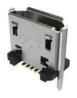 GCT USB3140-30-0140-1-C USB CONN, 2.0 TYPE B, RCPT, 5POS