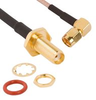 AMPHENOL RF 095-902-570-012 CABLE ASSY, SMA R/A PLUG-SMA JACK, 12"