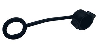 SWITCHCRAFT/CONXALL 17295UV-B-WA IP CAP, CONNECTOR, TPE, BLACK