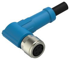 TE CONNECTIVITY T4051410004-003 SENSOR CORD, 4P, M8 RCPT-FREE END, 1.5M