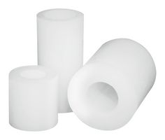 ESSENTRA COMPONENTS SS6-6 SPACER ROUND PVC 6.4MM X 19.1MM
