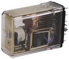 STRUTHERS-DUNN B255XCXP-115/125VDC RELAY, 3PDT, 240VAC, 28VDC, 10A