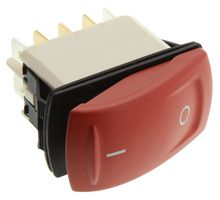 APEM KR46FDKCMG26N04XX03 ROCKER SWITCH, DPDT, 0.02A, 12VDC, PANEL