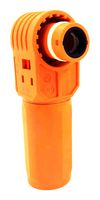 AMPHENOL INDUSTRIAL SLPHPB35BNR2 HIGH PWR CONN, R/A PLUG, CRIMP, 200A/RED