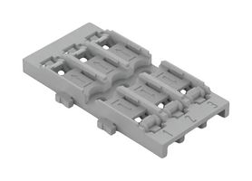 WAGO 221-2523 MOUNTING CARRIER, 3POS, DIN35 RAIL, GREY