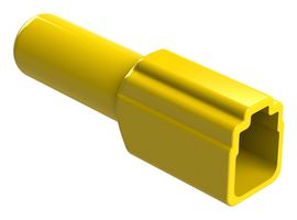 AMPHENOL SINE/TUCHEL AT2S-BT-YW BOOT, PLUG, 2POS, YELLOW