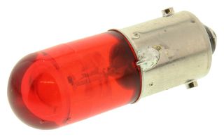 DIALIGHT 586-2401-105F LED BULB, MINI BAYONET/BA9S, RED