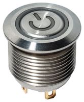 C&K COMPONENTS ATP16-DL5-306-B4SA-04G ANTI VANDAL SWITCH, SPST, 2A, 36VDC, RED