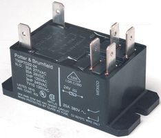 TE CONNECTIVITY - POTTER&BRUMFIELD T92S7A22-24 RELAY, DPST-NO, 277VAC, 28VDC, 40A