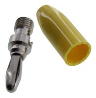 JOHNSON - CINCH CONNECTIVITY 108-0307-001 BANANA PLUG, 15A, SOLDERLESS, YELLOW