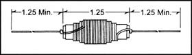 BOURNS 5254-RC. INDUCTOR, 250UH, 2.5A, AXIAL LEADED