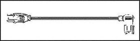 VOLEX 17507 10 B1 POWER CORD NEMA5-15P/IEC, 9.8FT, 10A BLA