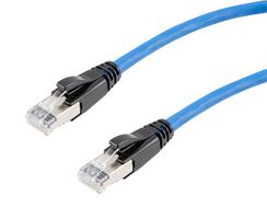 L-COM TRD626ASR-BLU-7F ENET CABLE, CAT6A, RJ45 PLUG-PLUG, 7FT