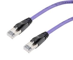 L-COM TRD626ASR-VLT-7F ENET CABLE, CAT6A, RJ45 PLUG-PLUG, 7FT