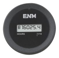 ENM T56A1 LCD HOUR METER, INTERNAL BATT, 6 DIGIT