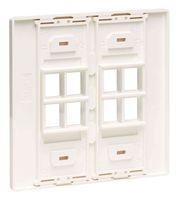 EATON TRIPP LITE N080-208 FACEPLATE, 8PORT, WHITE